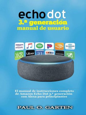 cover image of Echo Dot 3.ª generación manual de usuario